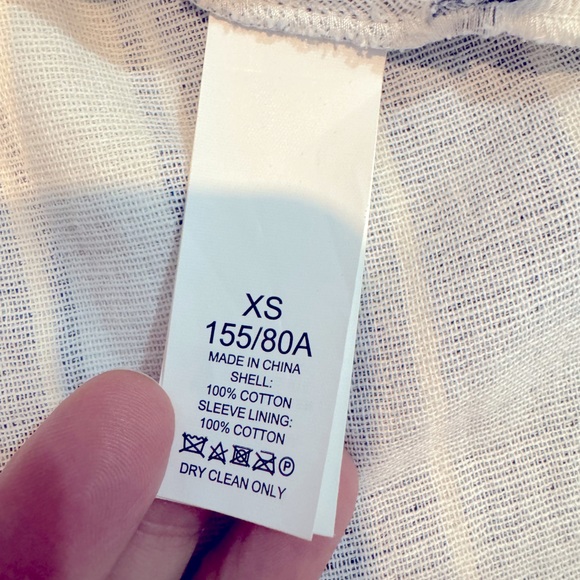 NWT! KATE SPADE Double Cloth Stripe Top, XS - Picture 3 of 9